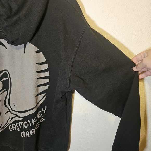 Gas Monkey Garage men's medium hooded zip up - Picture 9 of 15